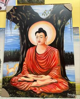 Serenity Amidst Nature: The Enlightened One