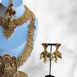 Maa Laxmi temple set/ long necklace only