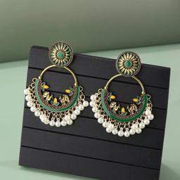 Enchanted Garden Hoop Earrings