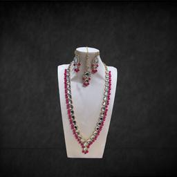 pink  long necklace