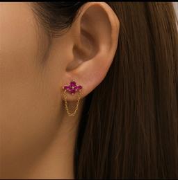 S925 sterling silver stud earring 